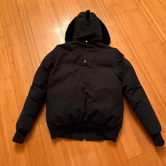 Moose knuckles GOLD BALLISTIC BOMBER FUR Black